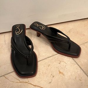 Sam Edelman Black Kitten Heel Sandal